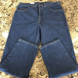 Size 38 X 30 Kirkland Mens Relax Fit Denim Jeans With Tags Made In Canada VTG